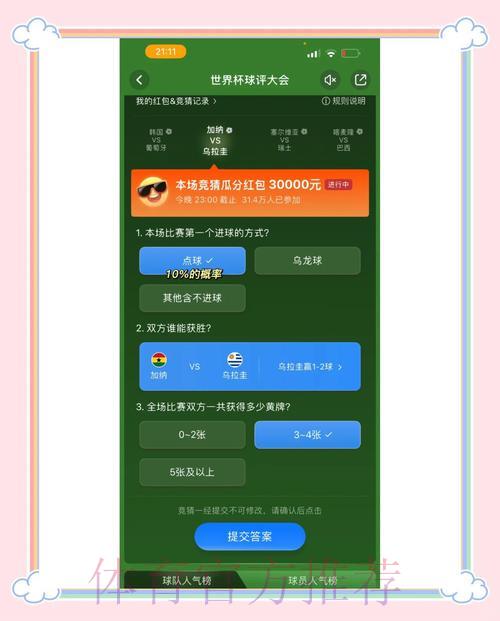 世界杯竞猜平台:畅享实时互动与竞猜乐趣 世界杯竞猜平台:畅享实时互动与竞猜乐趣